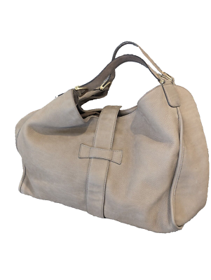 トップス agu GUCCI 296855 X-LARGE Beige Nubuck Leather Soft Stirrup