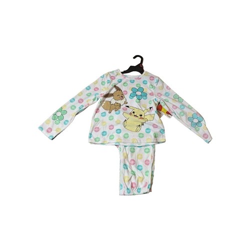 Kids Pokemon Pajamas Size Small (6/6X) Pjs Long Sleeve 2 Piece Set NEW TAGS ON