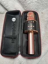 BONAOK BKLE003AM Wireless Karaoke Microphone - Rose Gold