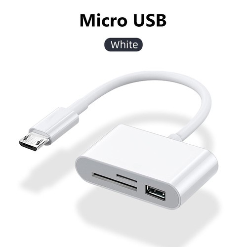 Transfer Card Reader Micro USB USB Type-C OTG Adapter For Samsung Huawei Xiaomi - Photo 13 sur 16