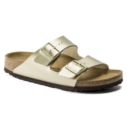 Birkenstock Women's Arizona Gold Birko-Flor Size 36 Regular Width NEW!