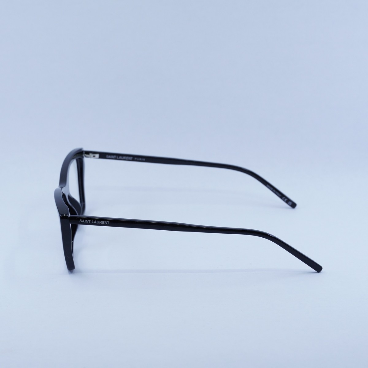 NEW SAINT LAURENT SL737 MICA THIN OPT 001 Black/Transparent  display picture 1