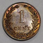 Netherlands 1906 Cent (1 Cent), KM#132.1 - AU Details — photo 2