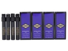 ATELIER VERSACE SAFRAN ROYAL 1.5ml .05oz x 4 COLOGNE PERFUME SPRAY SAMPLES