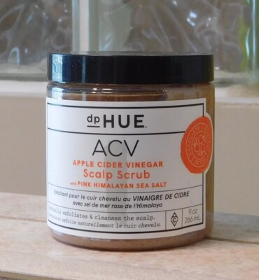 NEW dpHUE ACV Apple Cider Vinegar Scalp Scrub Pink Himalayan Sea Salt 9oz FRESH