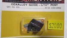 COX COMPETITION PARTS COXALLOY GUIDE 3/16 POST PRICE IS FOR ONE GUIDE EACH
