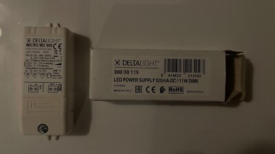DELTALIGHT LED Netzteil/Treiber MICRO MD 500 Dimmbarer LED Konverter 10W 500mA