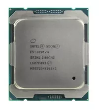 Matched Pair _ Intel Xeon E5-2690 v4 2.6GHz 14-Core 135W LGA2011-3 CPU SR2N2