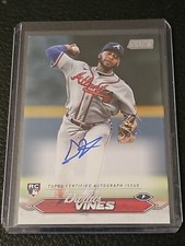 2024 Topps Stadium Club DARIUS VINES RC AUTO #SCBA-DV Atlanta Braves On Card