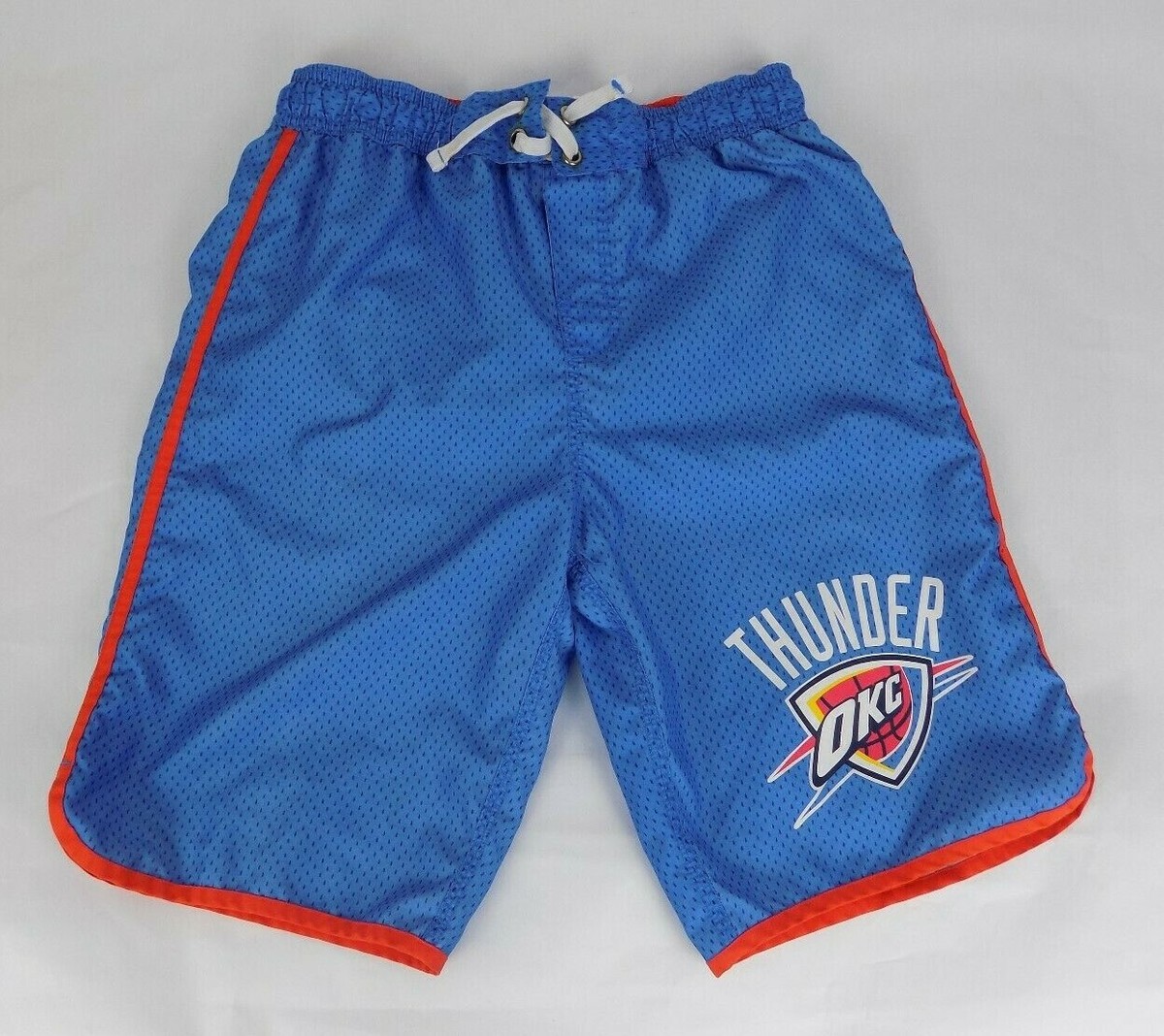 Oklahoma City Thunder Board Shorts Swim NBA Basketball Blue