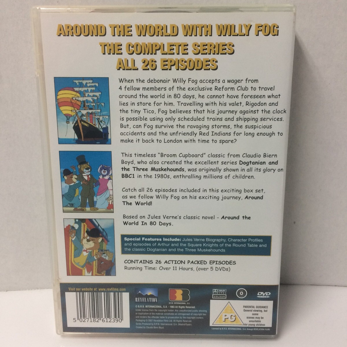 Around The World With Willy Fog DVD 1983 Complete Series IMPORT