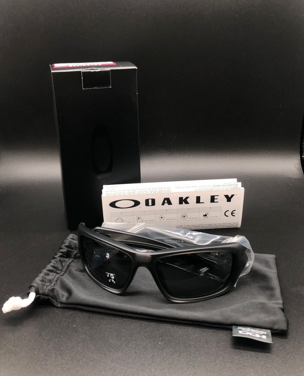 Oakley Crankshaft Sunglasses Matte Black / Dark, 100% AUTHENTIC