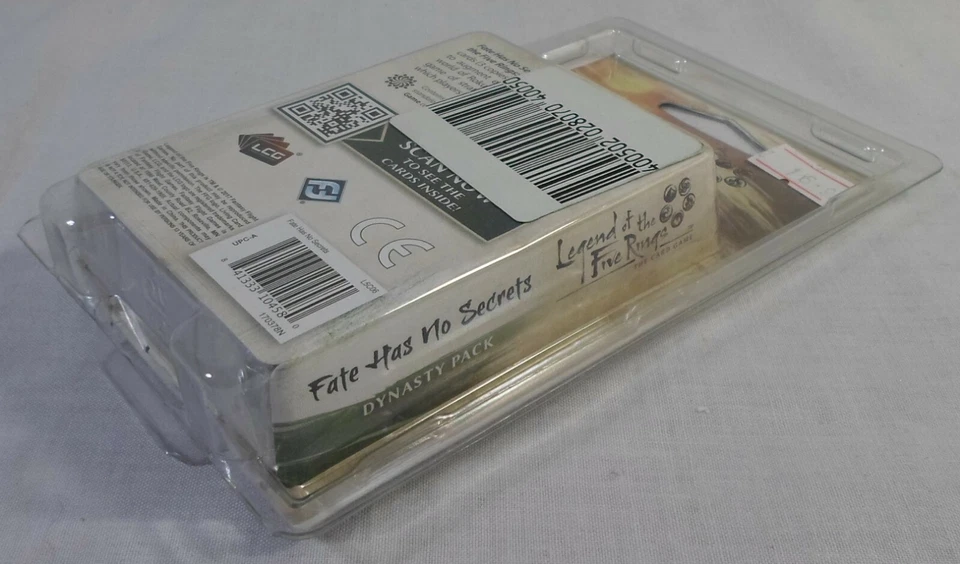 LEGEND OF THE FIVE RINGS L5R LCG FATE IS NO SECRETS DINASTY PACK SELLADO Foto 4 de 4