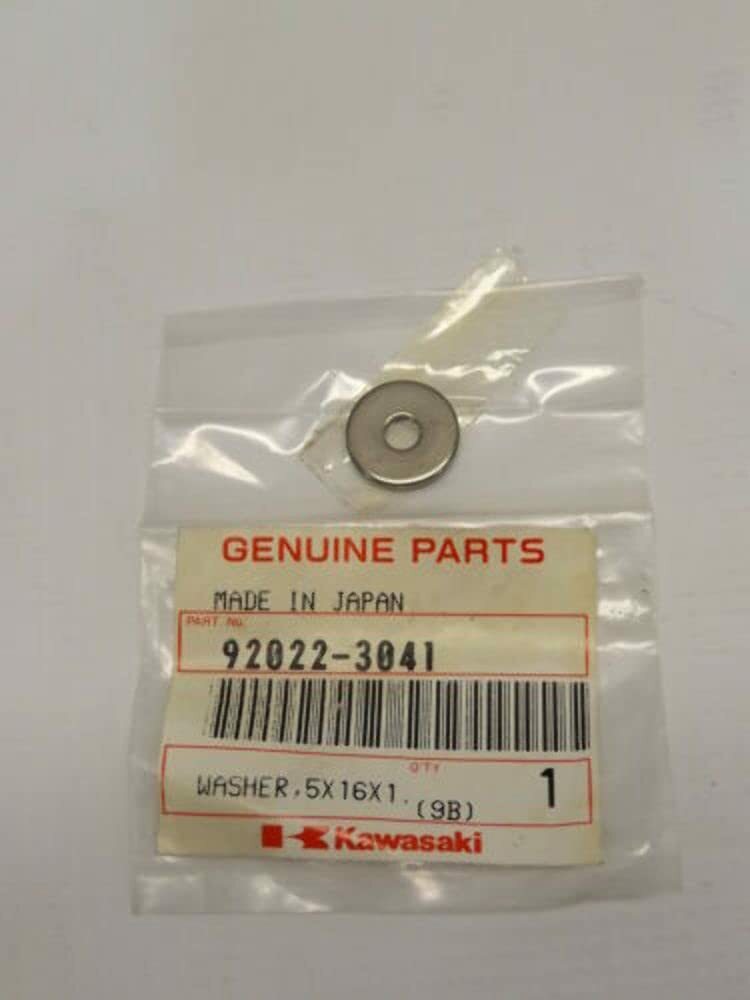 WASHER, 5X16X1.5, Genuine Kawasaki OEM Motorcycle / ATV Part
