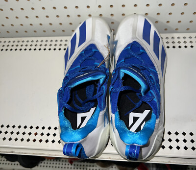 Adidas Adizero 2021 Mens Football Cleats Size 12.5 White Blue FZ0766 Adidas Adizero 2021 Mens Football Cleats Size 12.5 White  main image 2