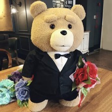 Ted bear movie teddy bear doll plush adults kids Tuxedo decor figure