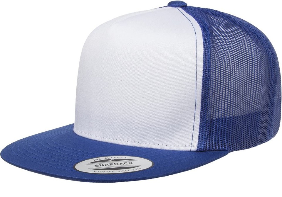 Cappello Da Camionista YP Classics Yupoong Bolletta Piatta Strutturato - Foto 4