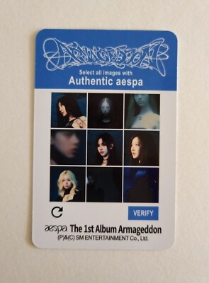 Aespa The 1st Album Armageddon Official Photocard CDP My Power Ver