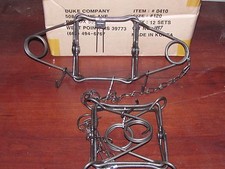 2 Duke 120 Double Spring Body Gripper Trap Trapping Muskrat Mink 0410 new sale