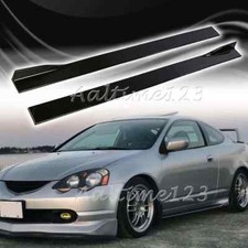 For Acura Rsx Dc5 78.7 Side Skirt Extension Lip Winglet Splitter Spoiler Gloss