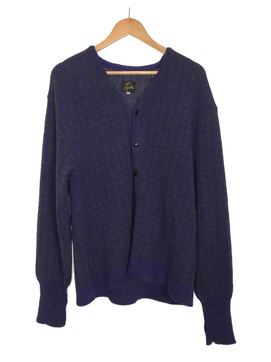 Needles V Neck Cardigan - Houndstooth V