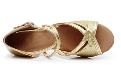 Mädchen Schuhe für den lateinamerikanischen Tanz Ballsaal Salsa Schuhe Größe 33