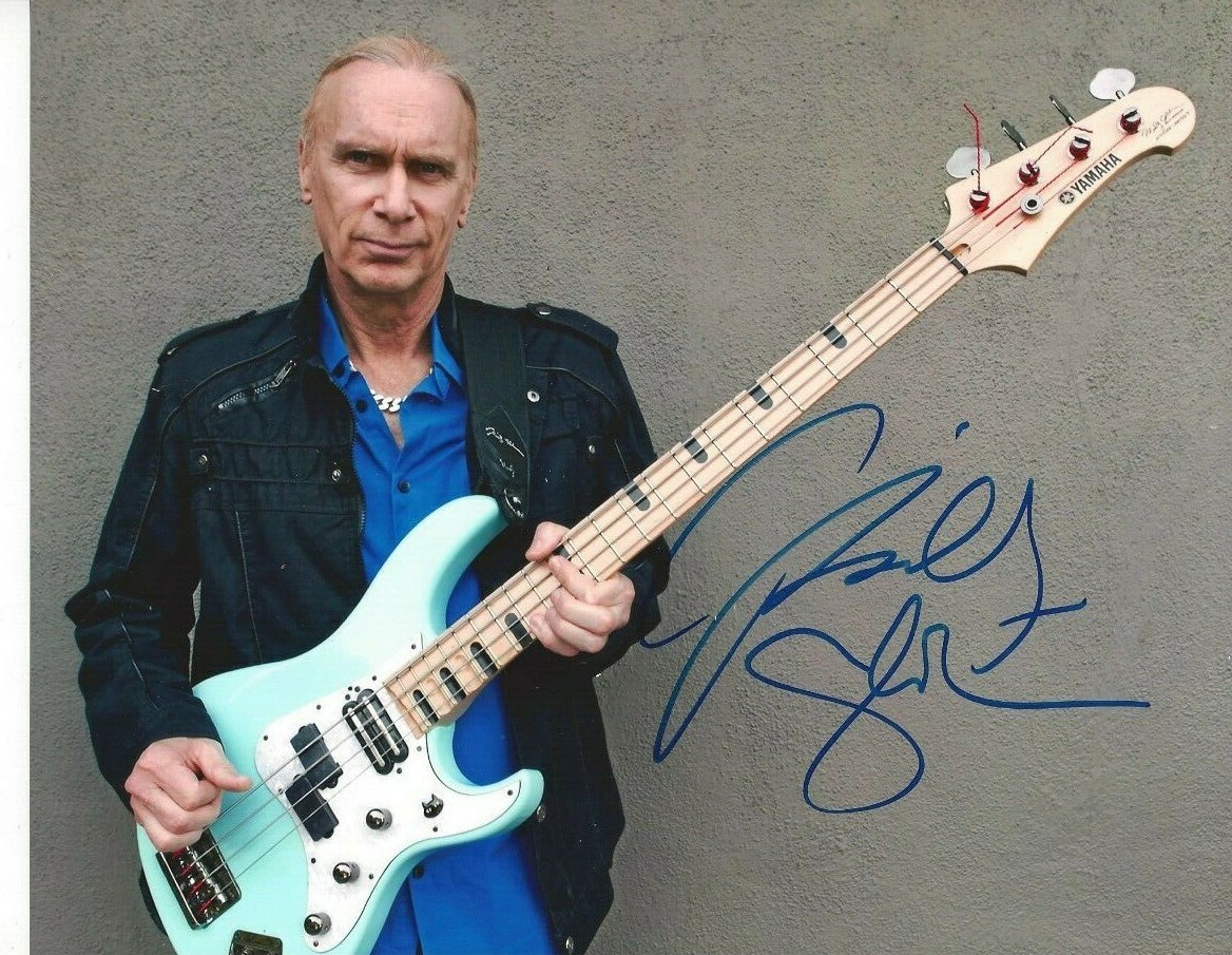 Billy Sheehan Autographed 8x10 Mr. Big Winery Dogs Free Shipping