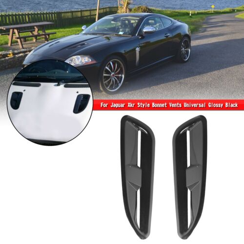 Ouvertures de capot noir brillant pour Jaguar Xkr Style Rs Vxr pour Ford pour BMW\ - Photo 1 sur 10
