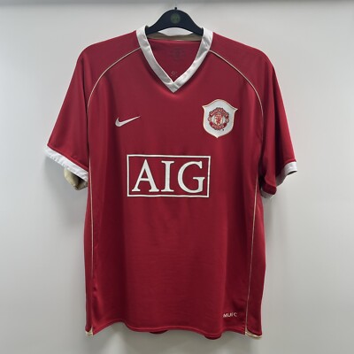 Manchester United Gabriel Heinze 4 Home Football Shirt 2006/07 (XL