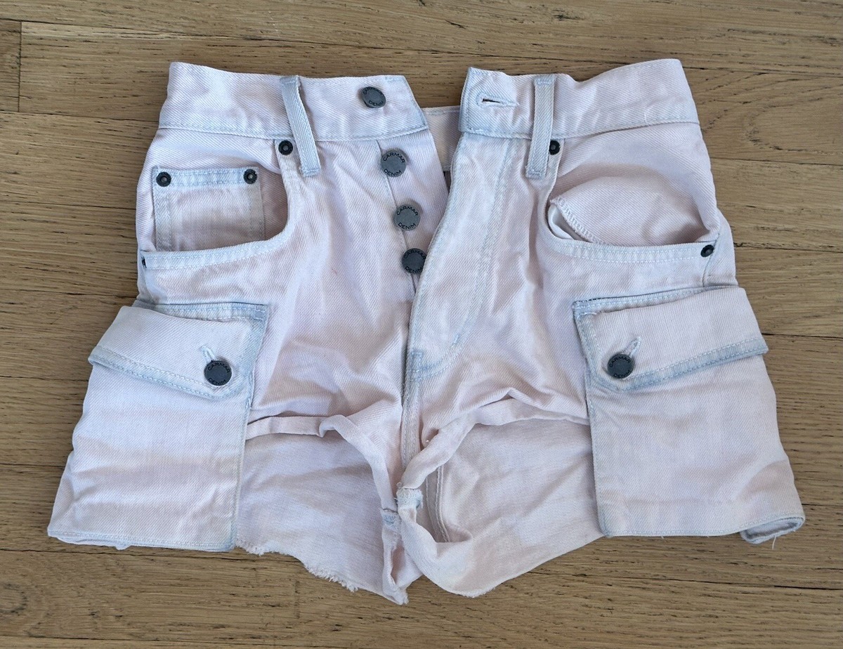 Bermuda Shorts Titania Cargo Side Pocket Shorts Carmar Denim Pink