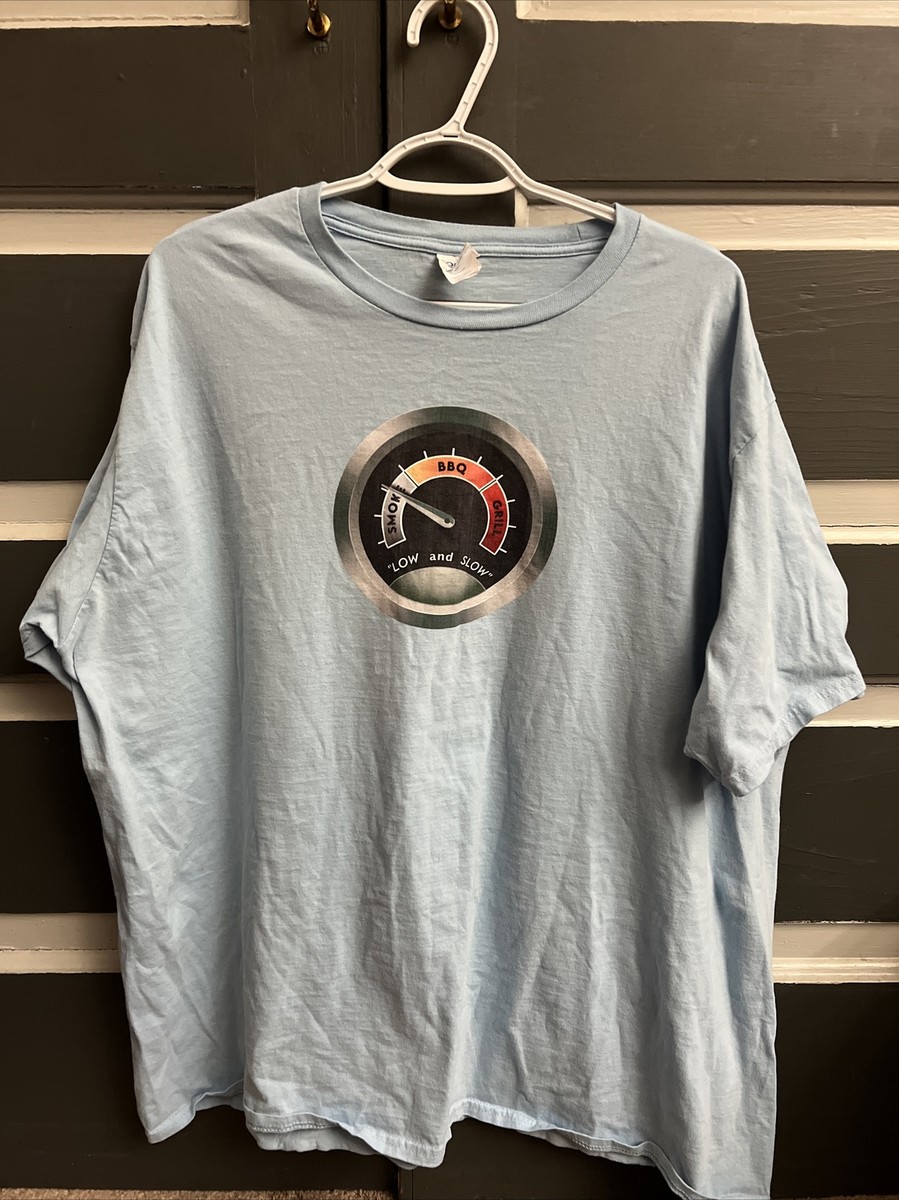 Low And Slow Smoker Tshirt 2XL BBQ