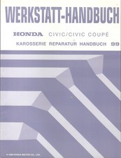 Werkstatt handbuch Reparaturanleitung HONDA CIVIC /COUPE 99 KAROSSERIE REPARATUR