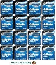 Gillette Mach 3 Turbo Razor blades Men Refills Cartridges Shaver 1 5 10 20 40 80