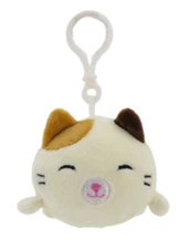 Smoochy Pals Soft Plush Small  Backpack Clip Keychain Stuffed Animal - Cat