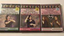 American Sign Language Vocabulary Builder Vol. 1-2  Interpreter Training 1 ASL