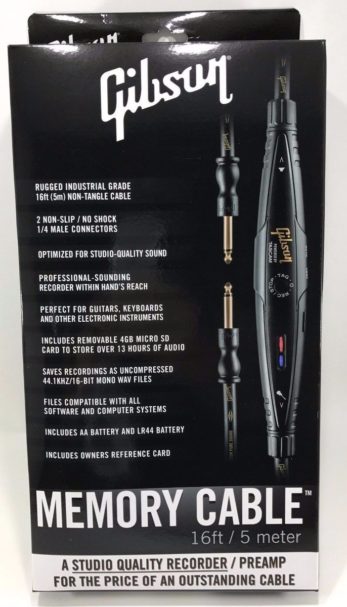 ギブソン　メモリーケーブル　GC-R05 Gibson - GC-R05 - Memory Cable Sound Integrated Digital Recorder