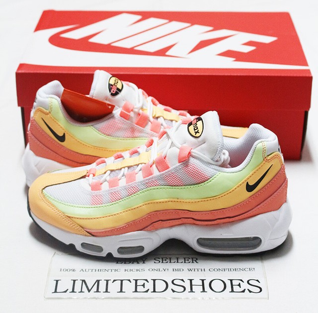 WMNS NIKE AIR MAX 95 ATOMIC PINK BLACK WHITE MELON CZ5659-600 Womens Sneakers | eBay