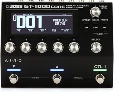 BOSS GT-1000CORE 美品 BOSS GT-1000CORE Multi-Effects Processor Black | Guitar Center
