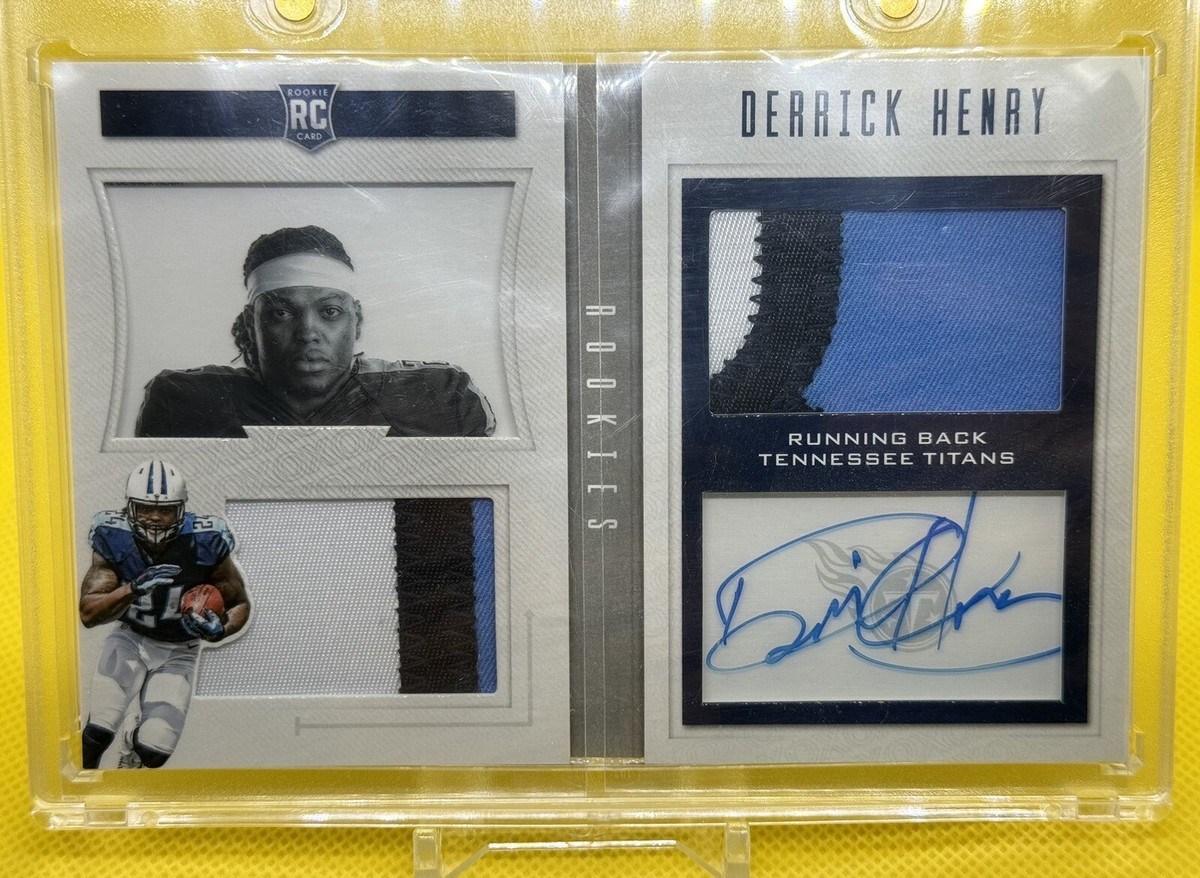 DERRICK HENRY　デリック ヘンリー　サインカード　AUTO　NFL Derrick Henry 2024 Panini NFL #63 Sticker Card Baltimore