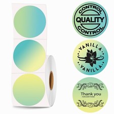2 inch Round Thermal Labels, Thermal Printer Labels use for Barcode, Shipping...
