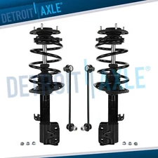 Front Struts w/Coil Springs + Front Sway Bars Kit for 2014 - 2019 Toyota Corolla