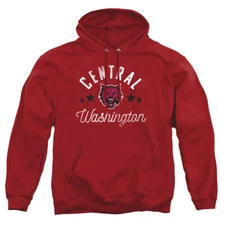 CWU Adult Pullover Hoodie Wildcats, Cardinal, S-3XL