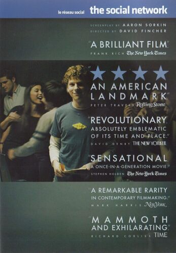 The Social Network (DVD Bilingual) Free Shipping in Canada - Picture 1 of 2