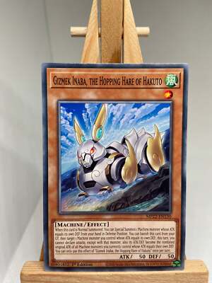 Gizmek Inaba, Der hüpfende Hase von Hakuto - 1. Auflage MP22-DE130 - NM - YuGiOh