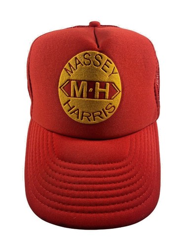 Vintage Massey Harris Red Hat Cap 