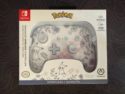PowerA Enhanced Wireless Controller for Nintendo Switch - Pokemon Pikachu Garden