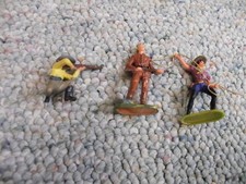 Elastolin 40mm Cowboys x3 including Shatterhand Lot9 BB