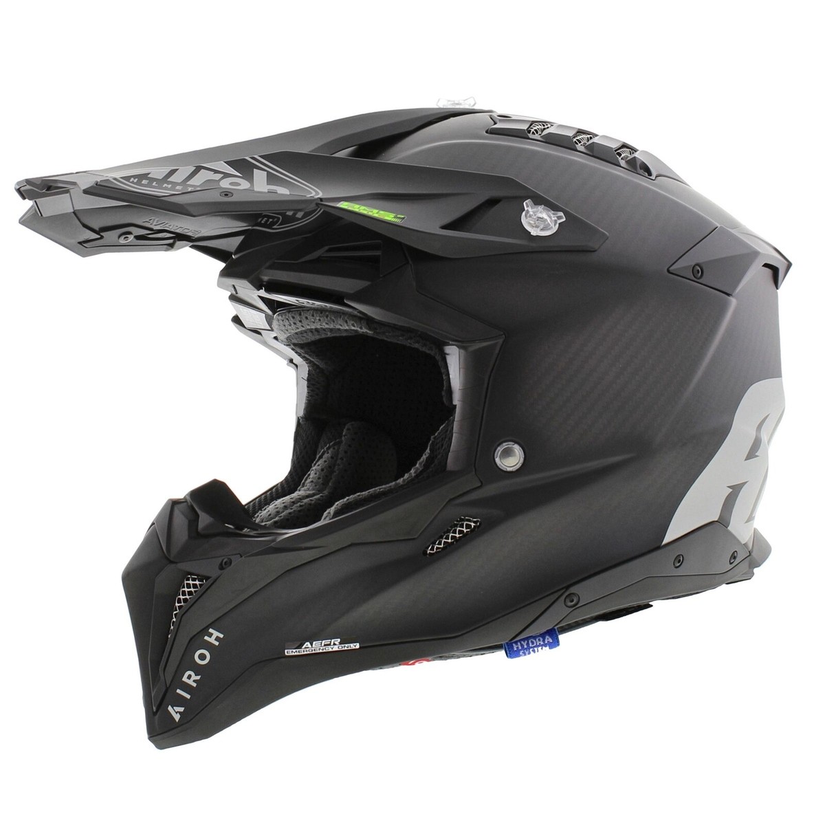 Airoh Aviator 3 AMS² plus, Matt 3k Full Carbon Offroad MX Helmet