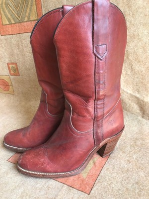frye cowboy boots ebay