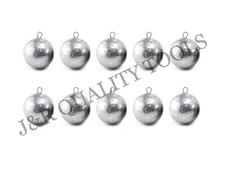 Confezione 10 Pesi Piombo da Pesca Rotondo Cannonball 8oz Affondatore Peso Affondatore 